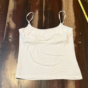 Loft Women's White Spaghetti Strap Tank Top